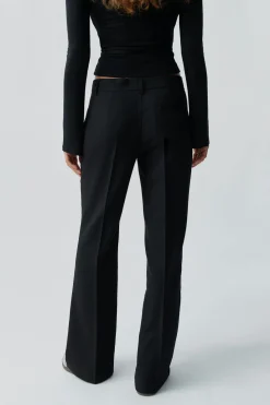 Relaxed bootcut trousers