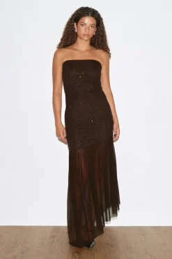 Rhinestone maxi dress