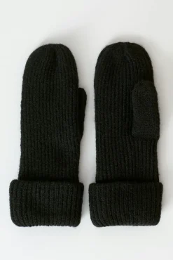 Rib mittens