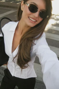 Rimless sunglasses