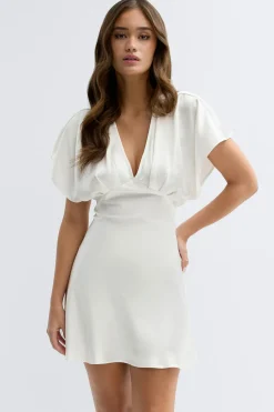 Satin mini dress