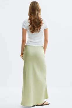 Satin skirt