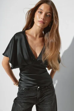 Satin top