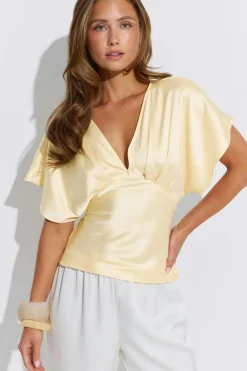 Satin top