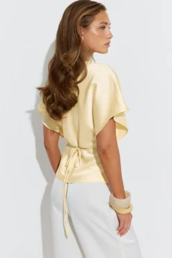 Satin top