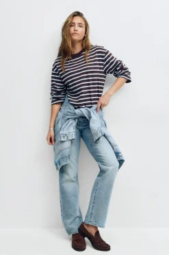 Scandi low straight jeans