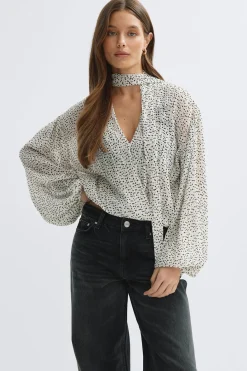 Scarf blouse
