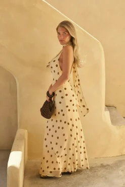 Scarf maxi dress