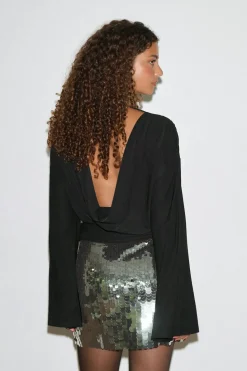 Sequin mini skirt