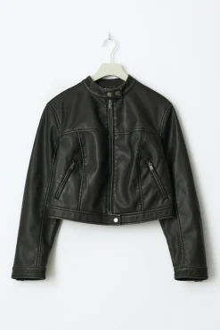 Short pu jacket