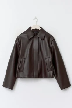 Short pu jacket