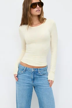 Slim fit long sleeve top