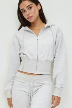Slim fit zip hoodie