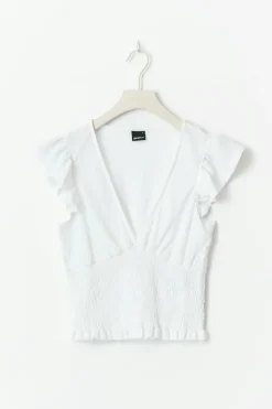 Smock frill top