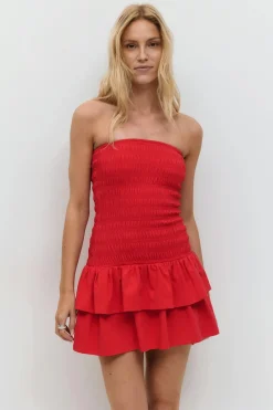 Smock tube dress