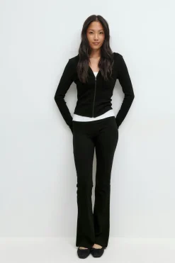 Soft flare trousers