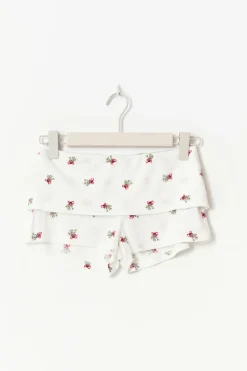 Soft folded loungewear shorts