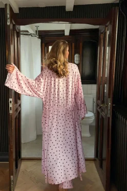 Soft lace loungewear robe