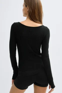 Soft layering yoga top