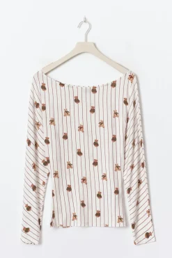 Soft slouchy loungewear top
