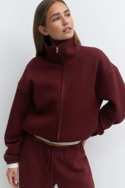 Soft sport zip sweater