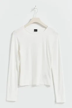 Soft touch crew neck top