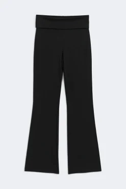 Soft touch folded trouser