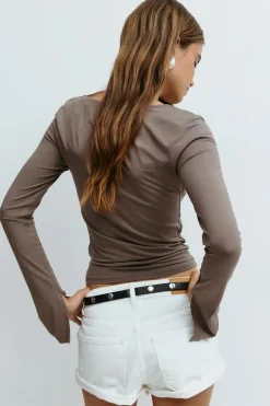 Soft touch jersey top