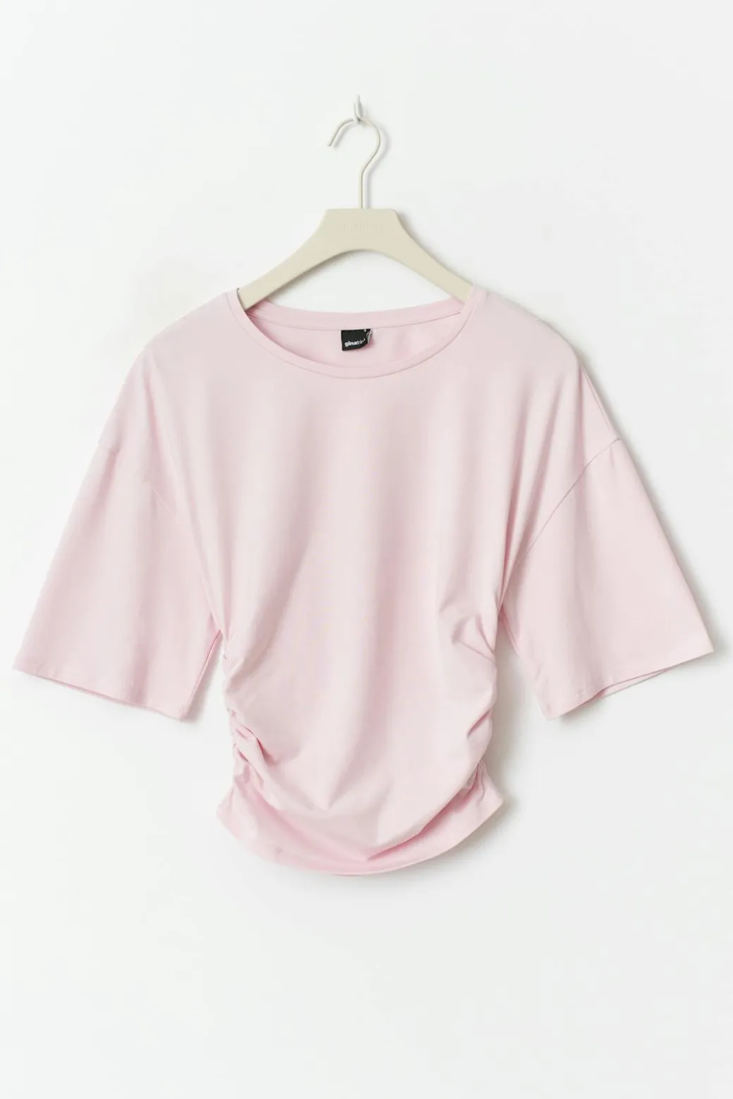 Soft touch ruched tee