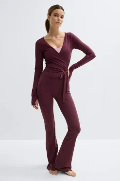 Soft wrap yoga cardigan