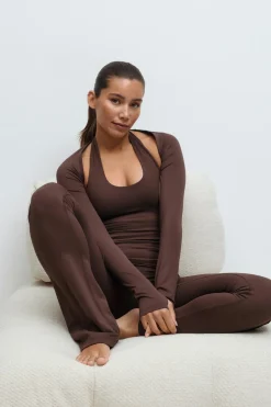 Soft yoga bolero