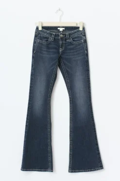 Sparkle low flare jeans