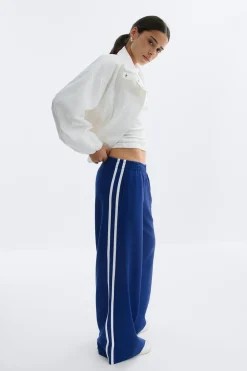 Sporty wide trousers
