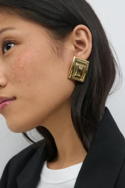Square earrings