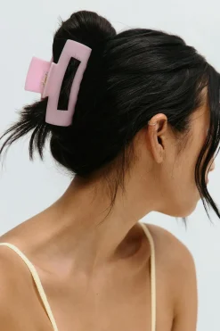 Square hair clip