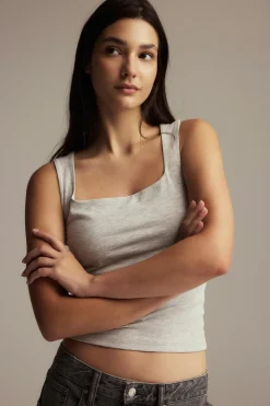 Square neck tank top