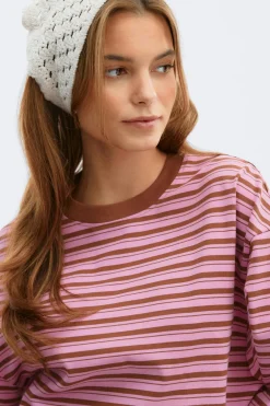 Stripe long sleeve tee