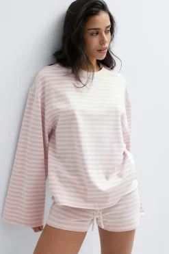 Stripe long sleeve tee