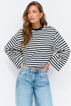 Stripe long sleeve tee