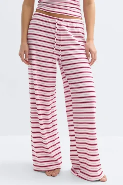Striped soft trousers