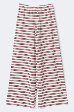 Striped soft trousers