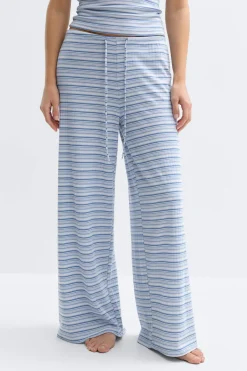 Striped soft trousers