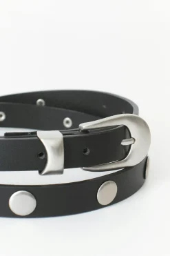 Stud detail belt
