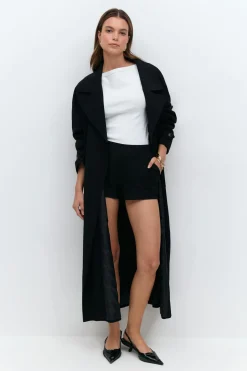Tailored mini shorts