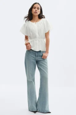 Tie back blouse