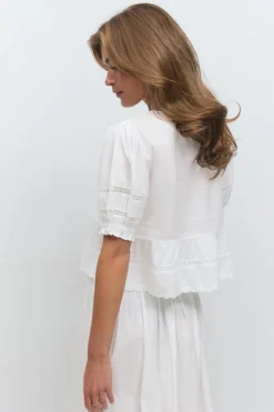 Tie blouse