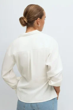 Tie front shirt
