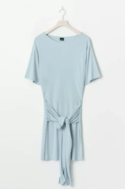Tie shortsleeve dress