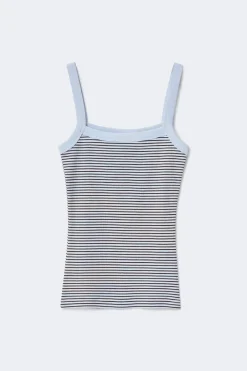 Tight fit rib singlet