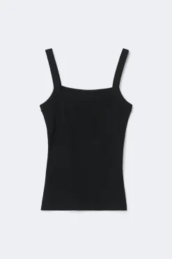 Tight fit rib singlet